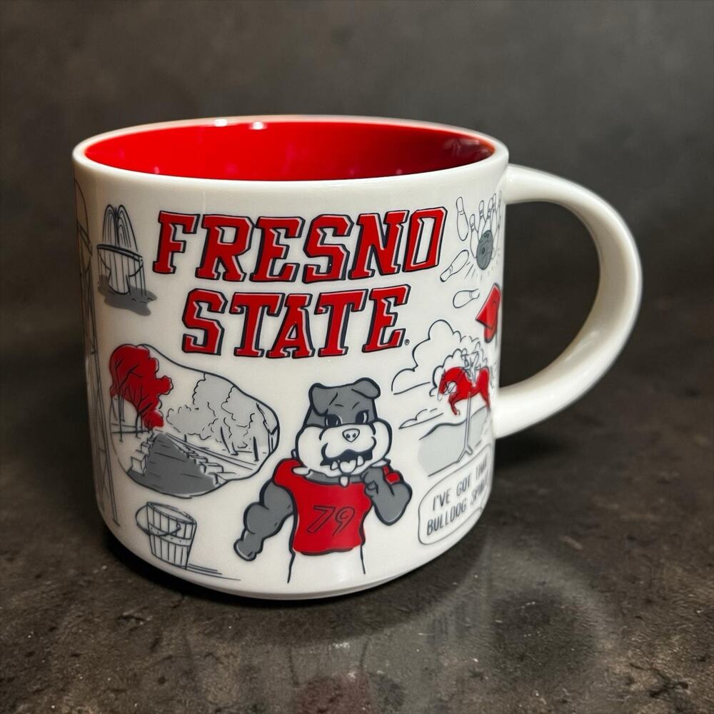 Starbucks Been There Series Campus FRESNO STATE Bulldogs Mug